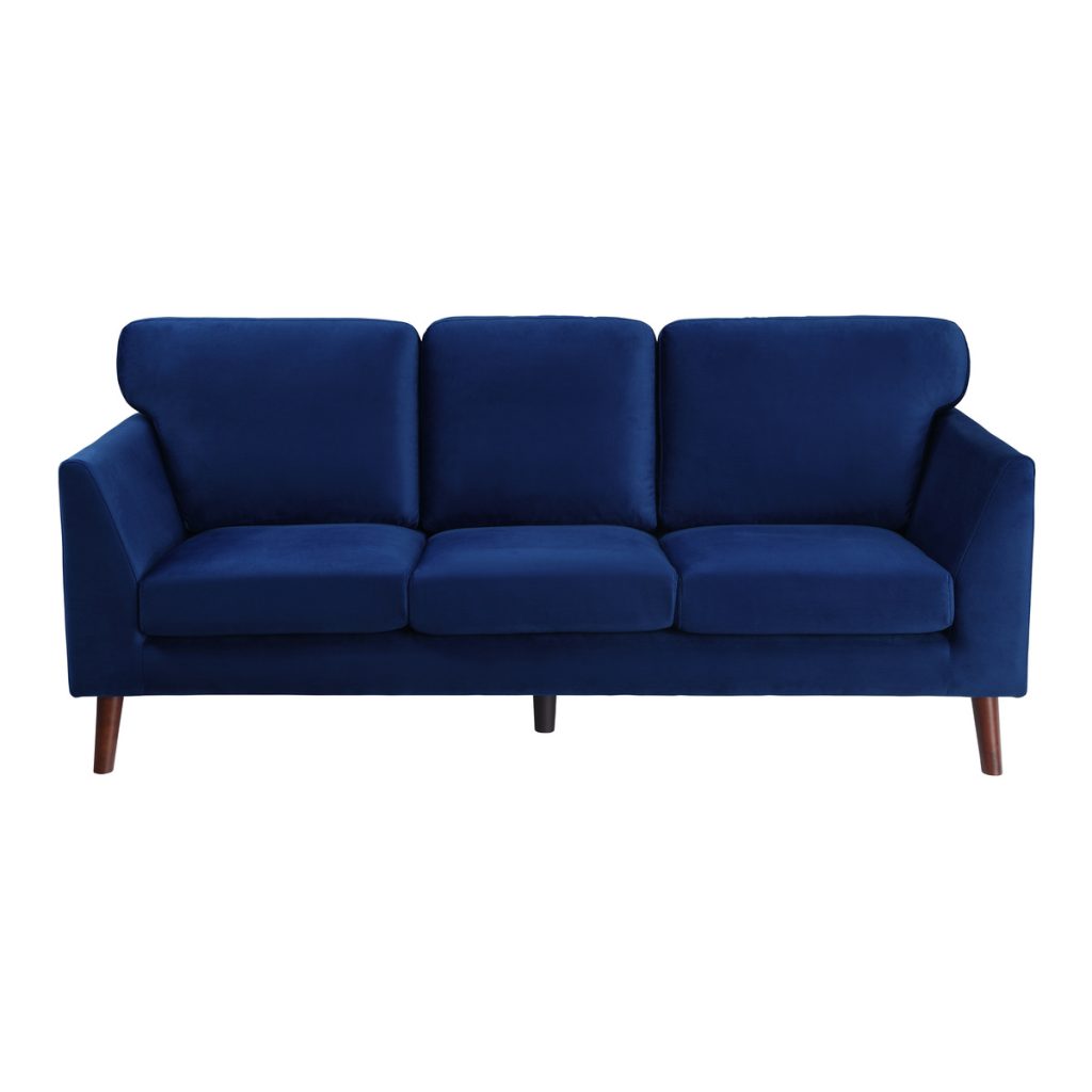 Blue Sofa Set with Ottoman Paramountfurniture